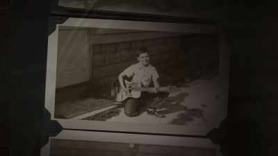 My parents got me
a little guitar - Once Were Brothers