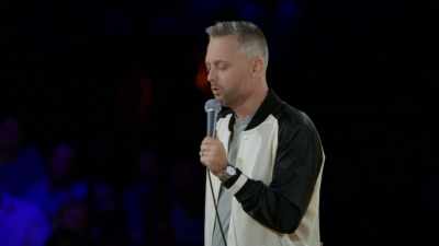 My parents, uh, they also became Christian
when I was born. - Nate Bargatze: Hello World