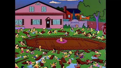 My precious pool - The Simpsons