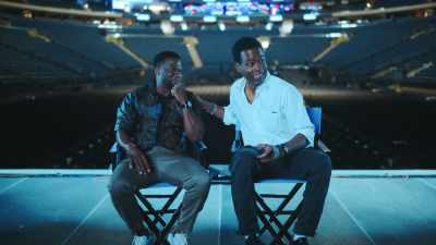 -My schedule.
-'Cause I'm not getting stomped by Kevin. - Kevin Hart & Chris Rock: Headliners Only