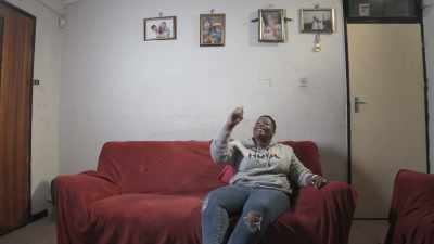 - My son, right here on the wall. - Banking on Africa: The Bitcoin Revolution