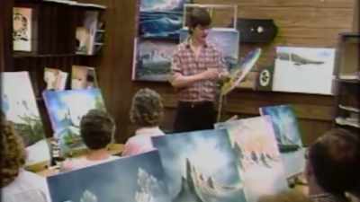 My son Steve, boy, he...
he's a dynamite painter, and he just... - Bob Ross: Happy Accidents, Betrayal & Greed