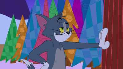 My sweet, precious Tom
is safe and sound. - Tom and Jerry Snowman's Land