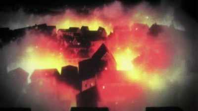 My town got burned down by pirates! - One Piece Film Red