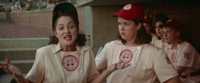 My uniform bursts open and - A League of Their Own