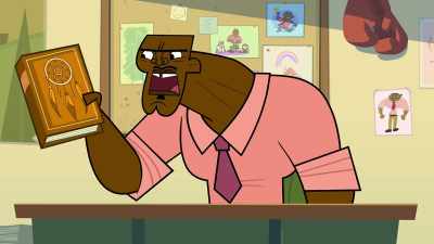 My vision book says that means
I'm afraid of commitment. - Total DramaRama