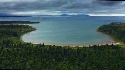 My wife was looking
over the side, and she screams, - The Alaska Triangle