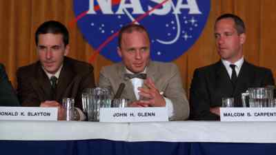 My wife's attitude has been the same
as it's been all through my flying. - The Right Stuff