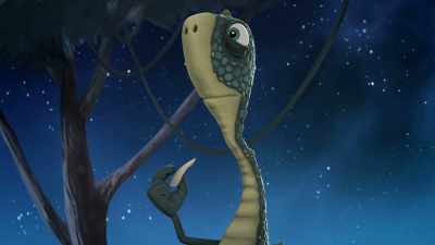 My wish...
(gulps) - Gigantosaurus