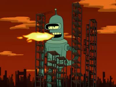 My work here is done. - Futurama