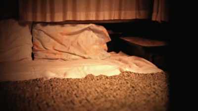 My wrists and ankles were both
held by straps on the bed. - A Friend of the Family: True Evil