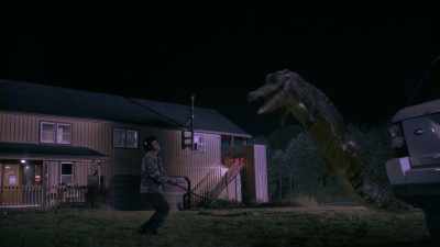 [mysterious music]
[Chad gasps] - Bad CGI Gator