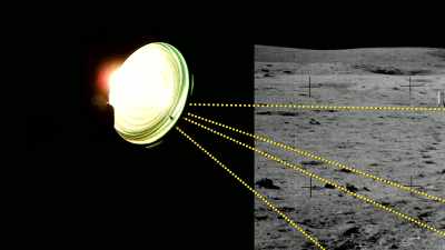 "Mythbusters
did an experiment, - American Moon