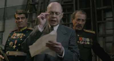 "Nadia Ranova, aged 14.
Magya Holovic, aged seven." - The Death of Stalin
