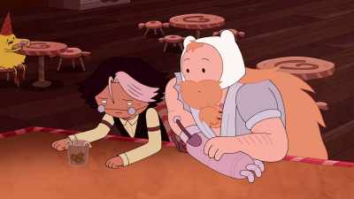 Nah. I-I didn't want
to freak her out. - Adventure Time: Fionna & Cake