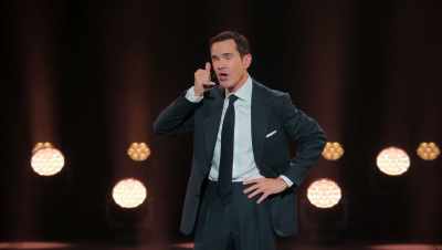 "Nah, it's probably just a 24-hour thing.
Yeah, I'll... No." - Jimmy Carr: Natural Born Killer