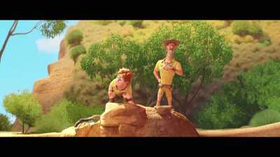 Nah. Too much bush, I'm afraid.
We'll never find 'em out here. - Back to the Outback
