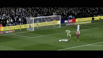 Nahki Wells through here.
Jansson has missed his cue, - Take Us Home: Leeds United