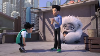-Nai Nai is athletic,
like scary athletic. - Abominable and the Invisible City
