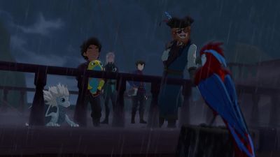 Nailed it. Squawk! - The Dragon Prince