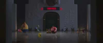 Name one other thing in this whole arcade
that is yellow and round and eats dots. - Ralph Breaks the Internet