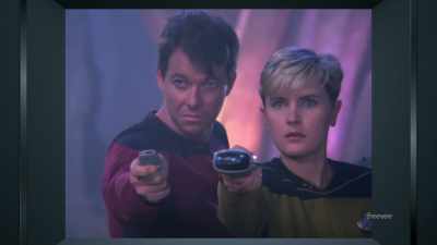 Nana visitor was invited to read - The Center Seat: 55 Years of Star Trek