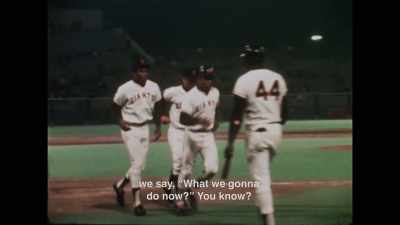 Não sabíamos! Não digo que choramos, - Say Hey, Willie Mays!