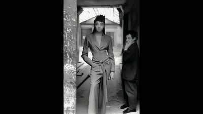 Naomi became Alaïa's muse, - The Super Models