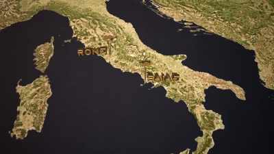 NARRATOR: 110 miles south,
at Baiae, - Lost Treasures of Rome