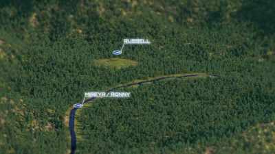 [narrator]  A mile
 and a half to the south, - Expedition Bigfoot