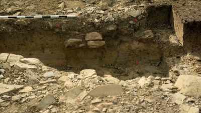NARRATOR:
A six and a half foot ditch - Lost Treasures of Rome