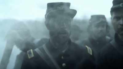 Narrator: Adams
and his men volunteer - Blood and Fury: America's Civil War