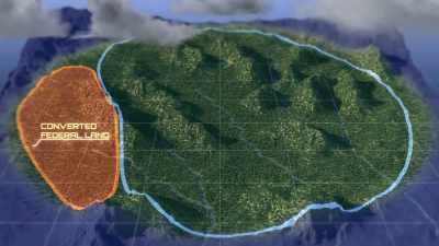 [narrator]
 After spending 12 hours
 navigating thick forest, - Expedition Bigfoot