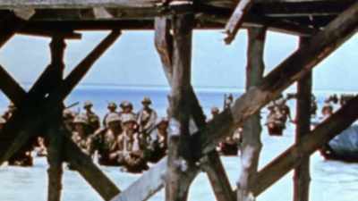 NARRATOR: After
three days of fighting, - The Pacific War in Color