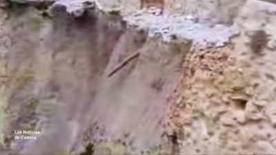 [narrator]  All that liquid
 had destabilized
 the ancient soil - Engineering Catastrophes