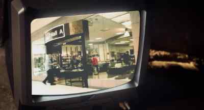 - [Narrator] And hosted
at the Monroeville Mall - George A. Romero's Resident Evil