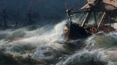 Narrator: Approaching
the coast of England, - Benjamin Franklin