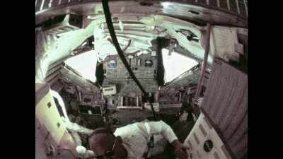 Narrator: Armstrong and aldrin
are inside the lunar module, - Apollo: The Forgotten Films