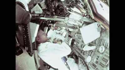 Narrator:
Armstrong, aldrin, and collins - Apollo: The Forgotten Films