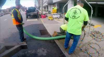 [narrator]
As Eric goes deeper, - Sewer Divers