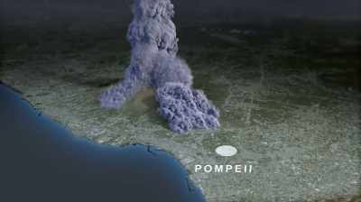  Narrator: As pyroclastic
 flows raced down the
 flanks of vesuvius, - Pompeii: Secrets of the Dead