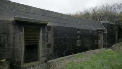 Narrator: As sterne continues
his excavation - Secret Nazi Ruins