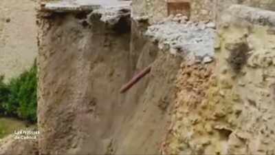[narrator]
As the soil absorbed the water
 and expanded, - Engineering Catastrophes
