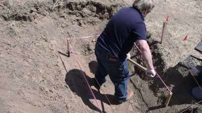 NARRATOR: As the work
stretches on for hours, - Buried In The Backyard