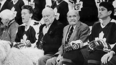 [narrator] Ballard
never held back his tongue - Offside: The Harold Ballard Story