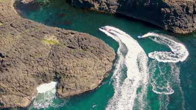 NARRATOR: Barry Etherson
is a local water sports instructor. - Europe From Above