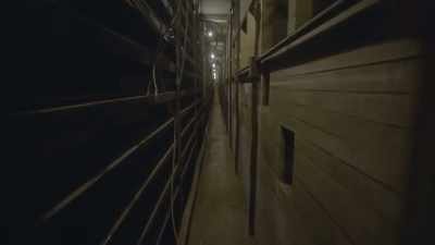[narrator]
Behind eerie corridors
lined with rusting machinery, - Mysteries of the Abandoned