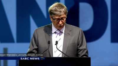 [narrator] Bill Gates
put his idea - The New Corporation: The Unfortunately Necessary Sequel