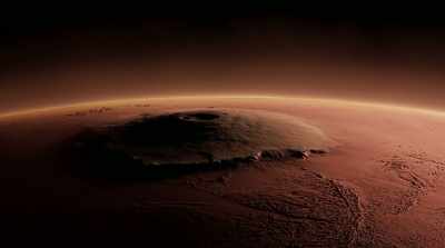 NARRATOR: Both Olympus Mons
and Valles Marineris - Mars: One Day on the Red Planet