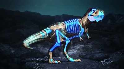 Narrator: BUT HE'LL NEED MORE
THAN THESE 41 BONES - Dino Hunters